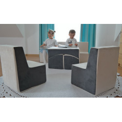 Soft Foam Furniture 3 pcs set: Chair+Sofa+Coach 